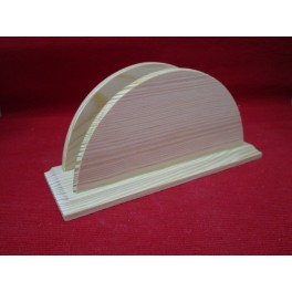 Wooden holder for napkins