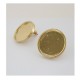 Ear rings round cup 16mm, 1 pair