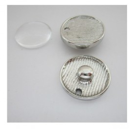 Setting for base + clear dome for bracelet  FJTR125