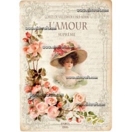 Rice paper for decoupage