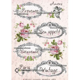 Rice paper for decoupage