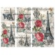 Rice paper for decoupage Paris Roses