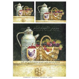 Rice paper for decoupage Vintage Kitchen
