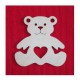 Wooden shape Bear