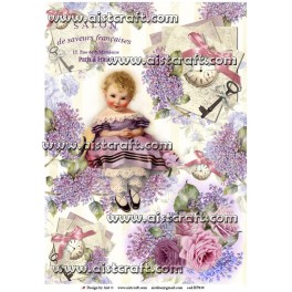 Rice paper for decoupage
