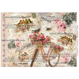 Rice paper for decoupage