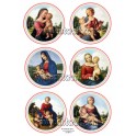 Rice paper for decoupage Madonna and Child