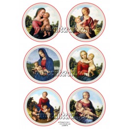 Rice paper for decoupage Madonna and Child