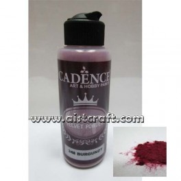 VELVET POWDER Burgundy