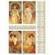 Rice paper for decoupage Vintage woman