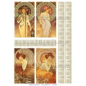 Rice paper for decoupage Vintage woman