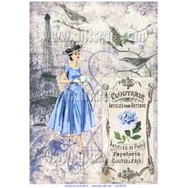Rice paper for decoupage