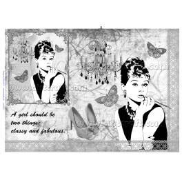 Rice paper for decoupage