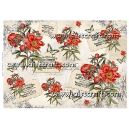 Rice paper for decoupage