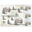 Rice paper for decoupage Winter & Christmas