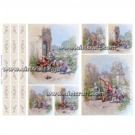 Rice paper for decoupage