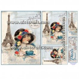 Rice paper for decoupage