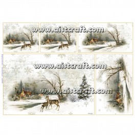 Rice paper for decoupage
