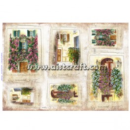 Rice paper for decoupage