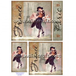 Rice paper for decoupage