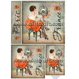 Rice paper for decoupage
