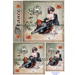 Rice paper for decoupage