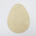 Wooden egg pendant