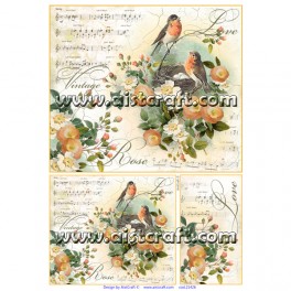 Rice paper for decoupage