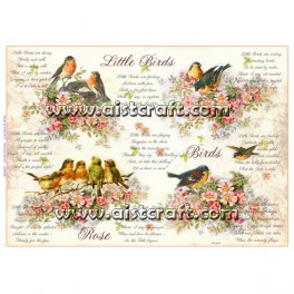 Rice paper for decoupage