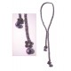 Necklace chain and  alcantara