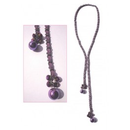 Necklace chain and  alcantara