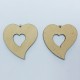 Wooden earring base