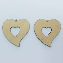 Wooden earring base