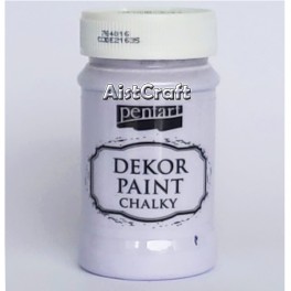 Chalky acrylic paint