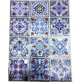 Rice paper for decoupage Hot Print Silver