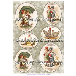 Rice paper for decoupage