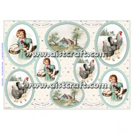 Rice paper for decoupage