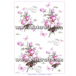 Rice paper for decoupage
