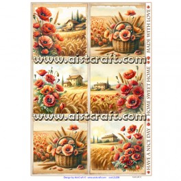 Rice paper for decoupage