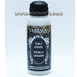 Sparkle Varnish with Silver glitter