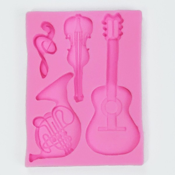 Silicone mold Musical instruments