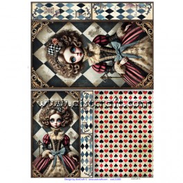 Rice paper for decoupage