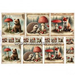 Rice paper for decoupage