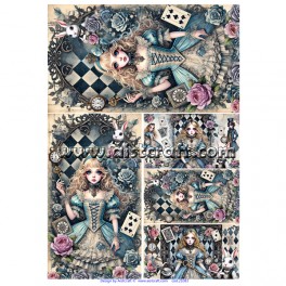 Rice paper for decoupage