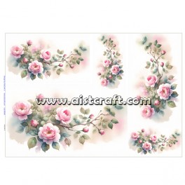 Rice paper for decoupage